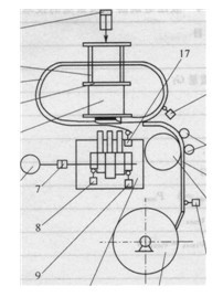 鈔機的主機結構示意圖
