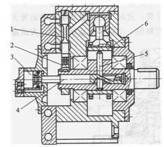 滑閥配流的曲軸連桿式變量徑向柱塞式馬達(dá)結(jié)構(gòu)
