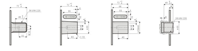 AKS2擺缸馬達(dá) 軸伸形式 鍵參數(shù)