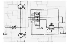 液壓馬達(dá)制動(dòng)回路